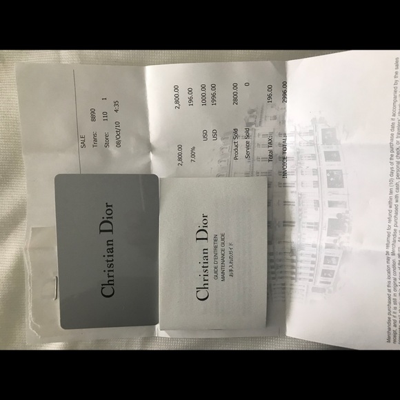 Dior Large Zip Torte - Picture 6 of 6